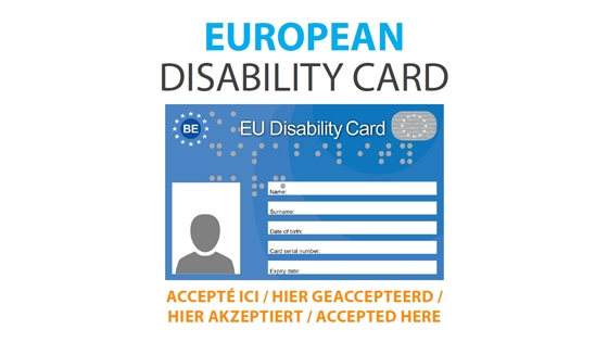 Illustratie European Disability Card